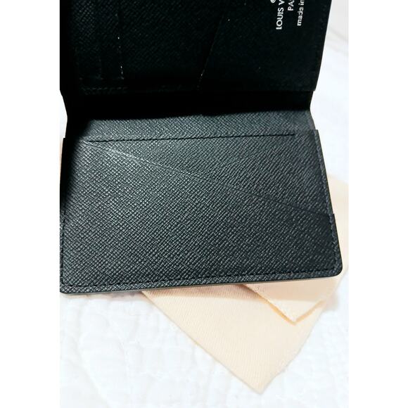 RARE Louis Vuitton Pocket Organizer Wallet Mens Sunrise Monogram Eclipse - Picture 11 of 16